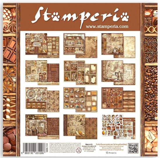 Coffee and Chocolate 12x12 Inch Paper Pack (SBBL144) *