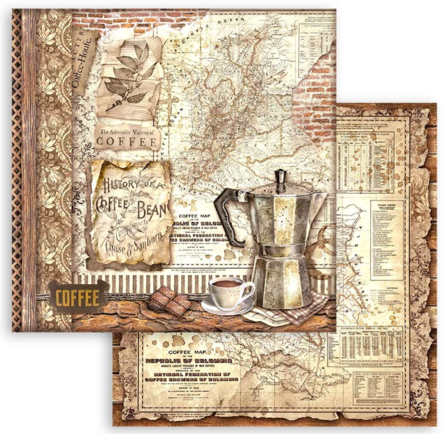 Coffee and Chocolate 12x12 Inch Paper Pack (SBBL144) *