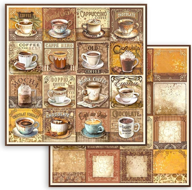 Coffee and Chocolate 12x12 Inch Paper Pack (SBBL144) *