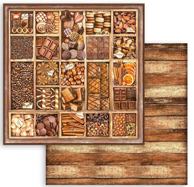 Coffee and Chocolate 12x12 Inch Paper Pack (SBBL144) *