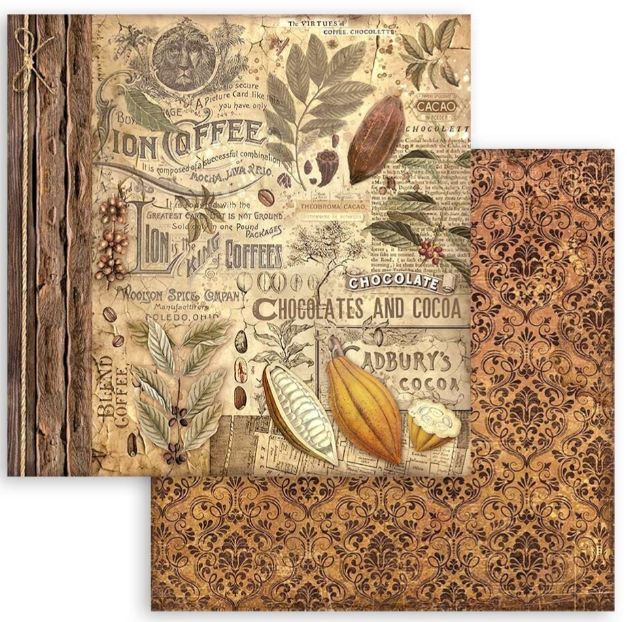 Coffee and Chocolate 12x12 Inch Paper Pack (SBBL144) *