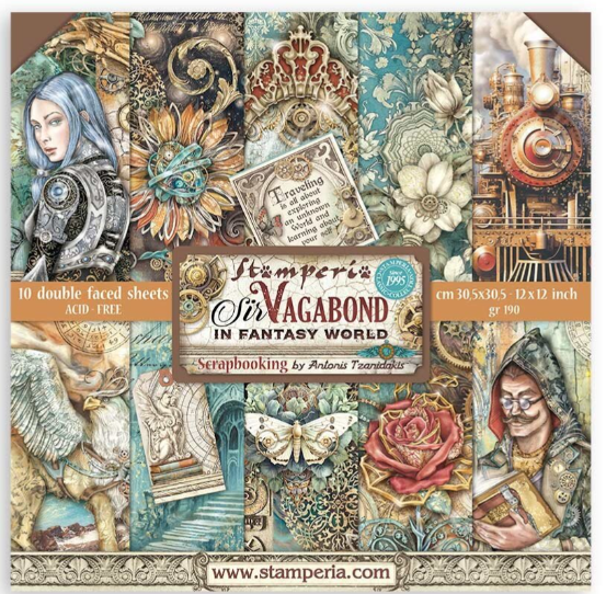 Sir Vagabond in Fantasy World 12x12 Inch Paper Pack (SBBL148) *