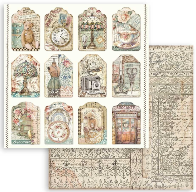 Brocante Antiques 12x12 Inch Paper Pack (SBBL150) *