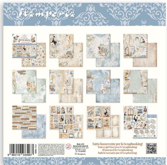 Create Happiness Secret Diary 12x12 Inch Paper Pack (SBBL152) *