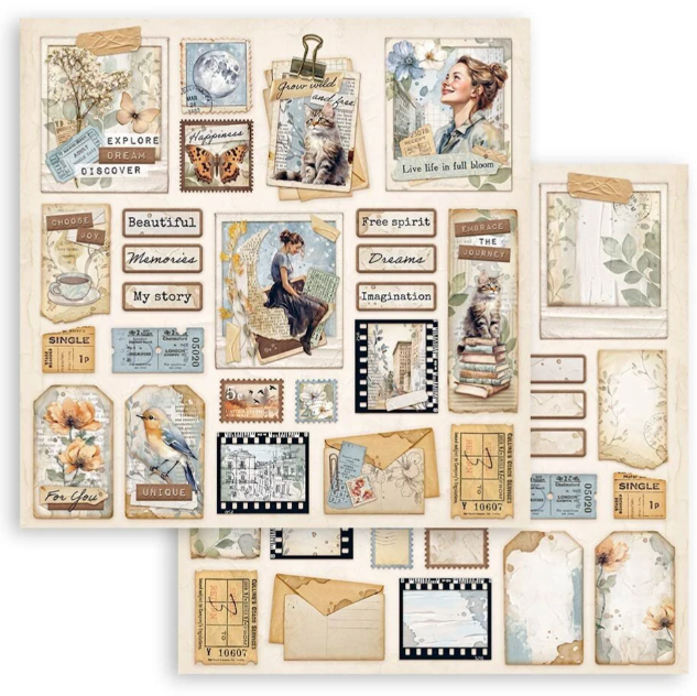 Create Happiness Secret Diary 12x12 Inch Paper Pack (SBBL152) *
