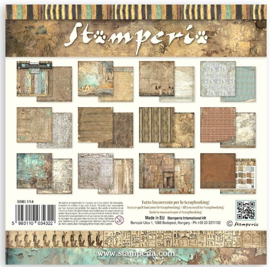 Land of Pharaohs Maxi Background 12x12 Inch Paper Pack (SBBL154) *
