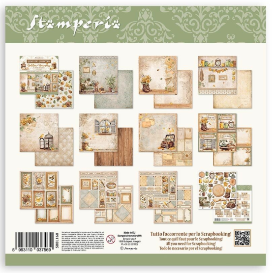 Golden Harmony 12x12 Inch Paper Pack (SBBL160) *