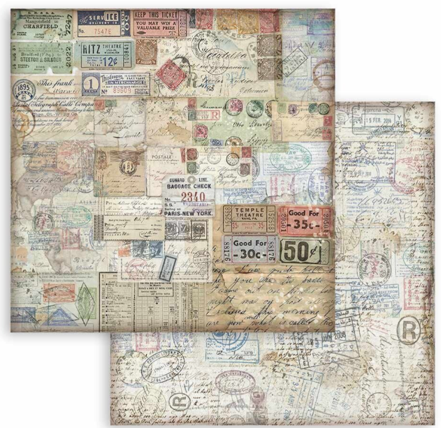 Art of Travelling 12x12 Inch Paper Pack (SBBL164) *