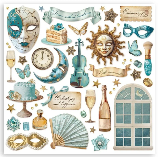 Masquerade 12x12 Inch Paper Pack (SBBL165) *