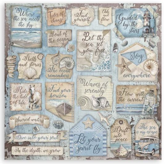 Silent Sea 12x12 Inch Paper Pack (SBBL169) *