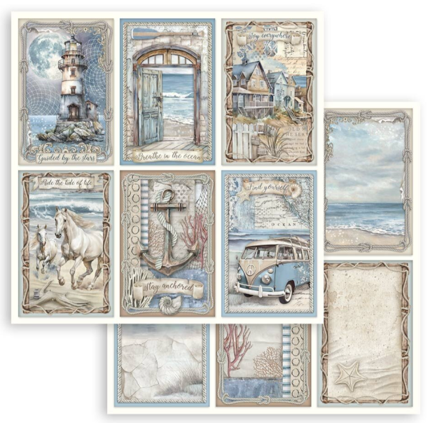 Silent Sea 12x12 Inch Paper Pack (SBBL169) *