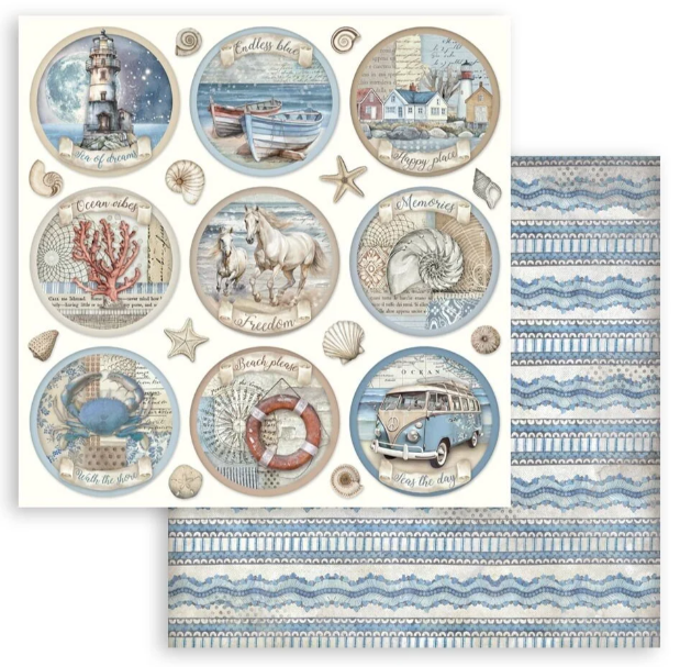 Silent Sea 12x12 Inch Paper Pack (SBBL169) *