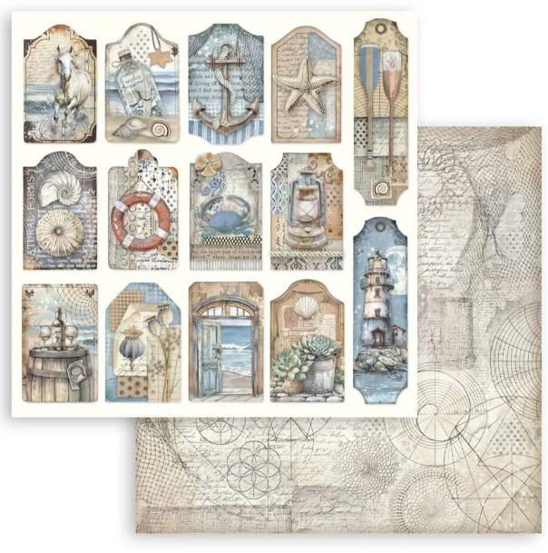 Silent Sea 12x12 Inch Paper Pack (SBBL169) *