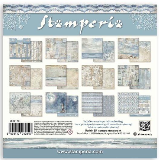Silent Sea Maxi Background Selection 12x12 Inch Paper Pack (SBBL170) *
