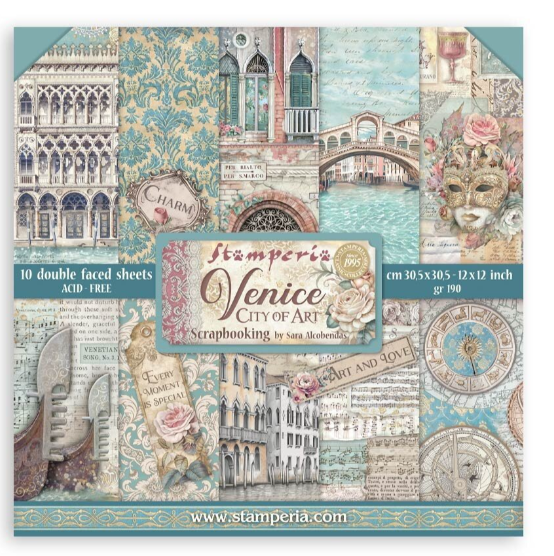 Venice City of Art 12x12 Inch Paper Pack (SBBL172) *