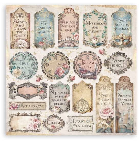 Venice City of Art 12x12 Inch Paper Pack (SBBL172) *