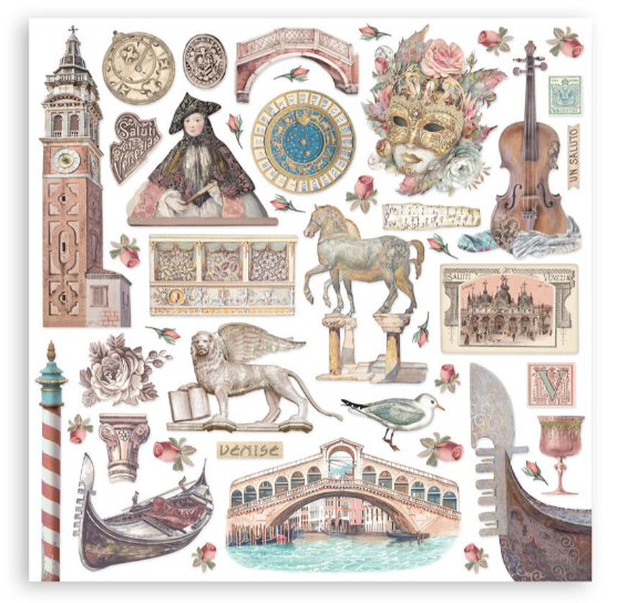 Venice City of Art 12x12 Inch Paper Pack (SBBL172) *