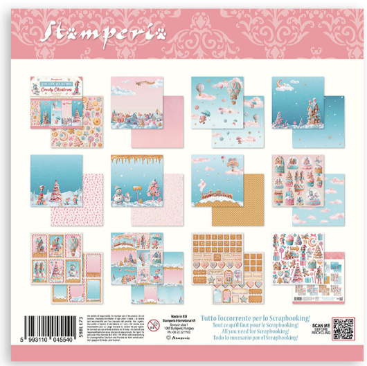 Candy Christmas 12x12 Inch Paper Pack (SBBL173) *