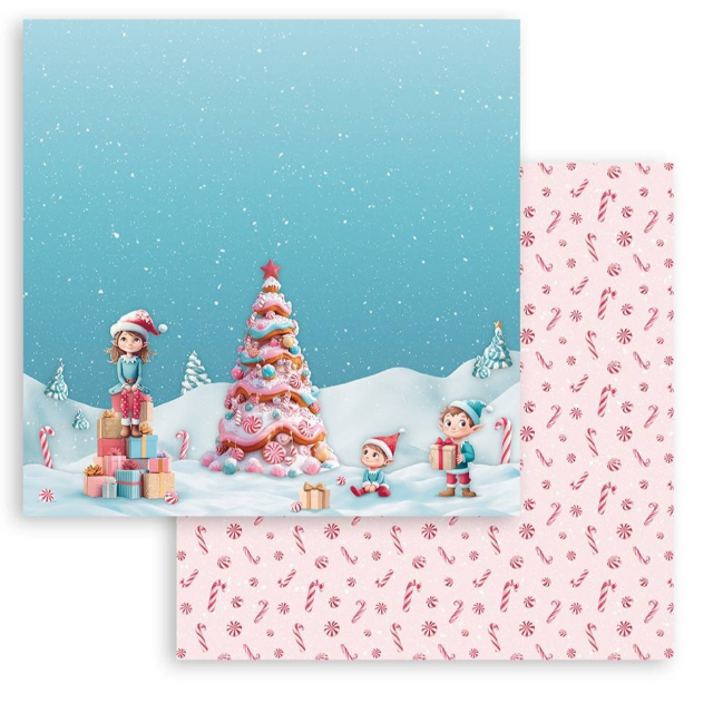 Candy Christmas 12x12 Inch Paper Pack (SBBL173) *