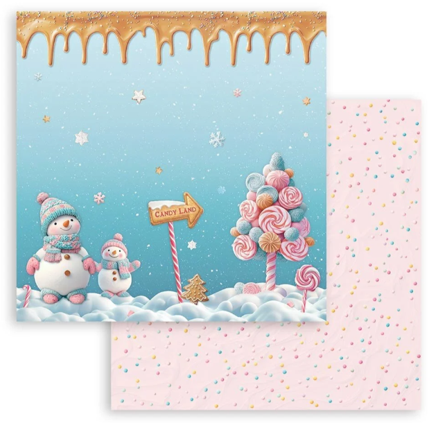Candy Christmas 12x12 Inch Paper Pack (SBBL173) *