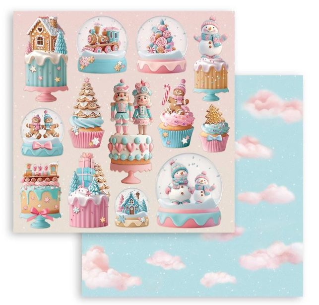 Candy Christmas 12x12 Inch Paper Pack (SBBL173) *