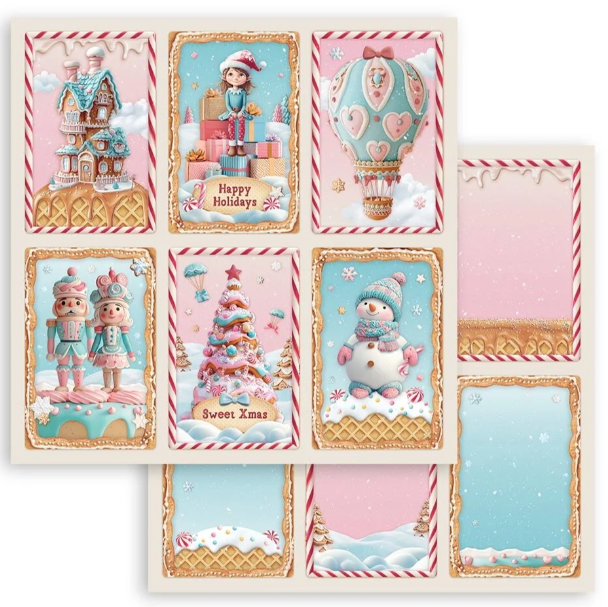 Candy Christmas 12x12 Inch Paper Pack (SBBL173) *