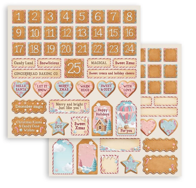 Candy Christmas 12x12 Inch Paper Pack (SBBL173) *
