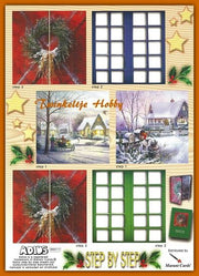 3D Knipvel - Adios - Dorpsgezicht in Kerstsfeer