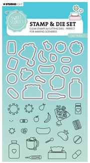 Studio Light • Sweet Stories Stamp & Cutting Die Get Well - SCD86*
