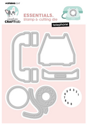 Creative Craft Lab • Essentials Stamp & Cutting Die Telephone - SCD90*