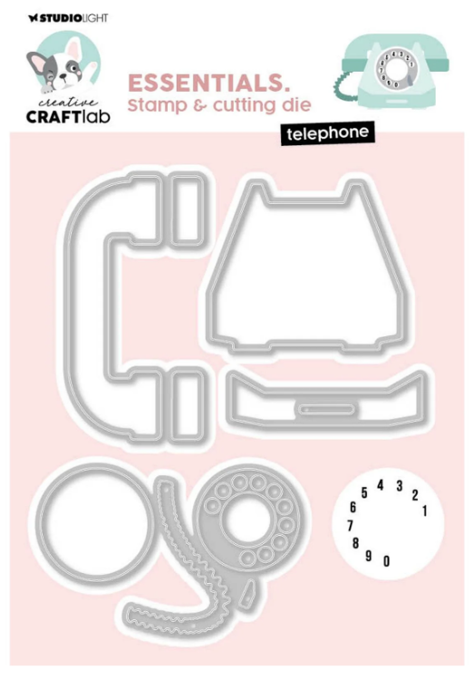 Creative Craft Lab • Essentials Stamp & Cutting Die Telephone - SCD90*