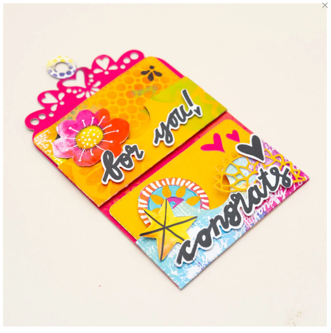 Gift Card Envelope Stamp and Cutting Dies - SCD91*