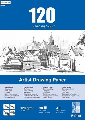 Schut Artist Drawing Paper 120 gram A3 bloc a 30 vel (SCH11532)