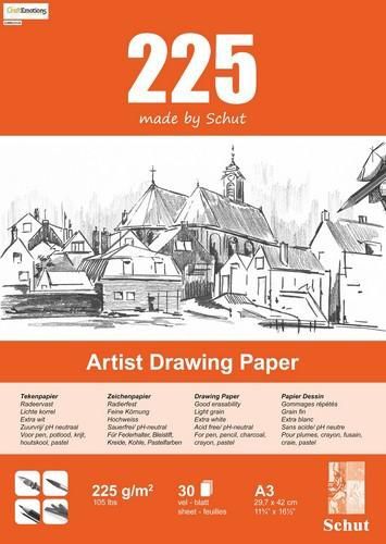 Schut Artist Drawing Paper 225 gram A3 bloc a 30 vel (SCH1154)
