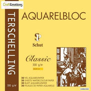 Schut Terschelling Aquarelblok Classic 20x20cm 300 gram - 20 sheets (SCH21049)