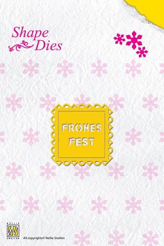Shape Dies - Tekst: Frohes Fest (SD017) (AFGEPRIJSD)