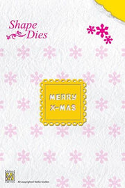 Shape Dies - Tekst: Merry X-mas (SD018) (AFGEPRIJSD)