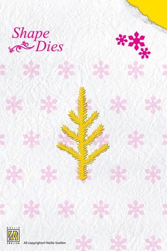 Shape Dies - Christmas pine branch (SD021) (AFGEPRIJSD)