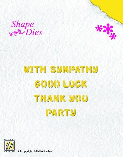 Shape Dies - English texts-2 (SD032) (AFGEPRIJSD)