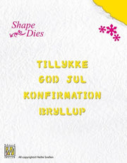 Shape Dies - Danish texts (SD034) (AFGEPRIJSD)