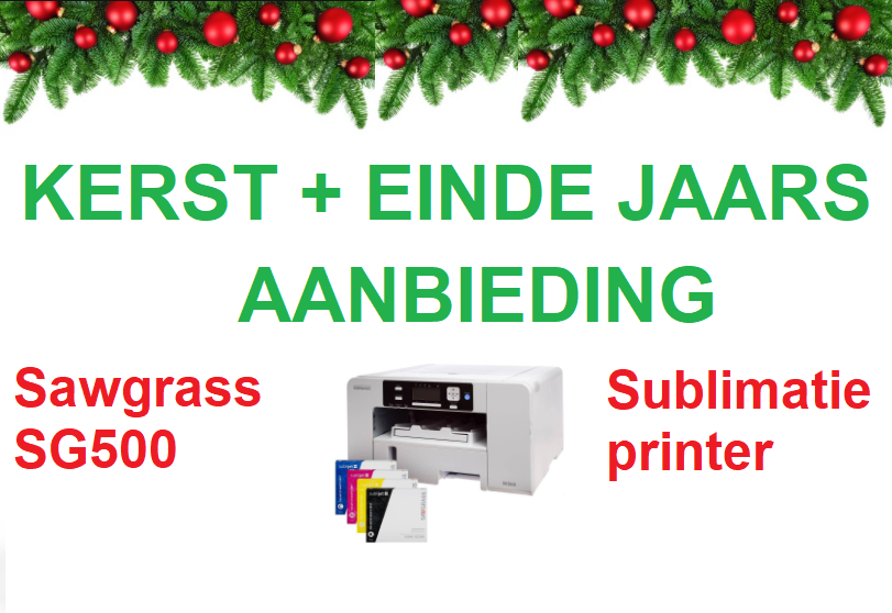 Sawgrass Virtuoso SG500 - A4 Sublimatieprinter (met grote cartridges van 31ml)  (Geleverd zonder sublimatie papier)