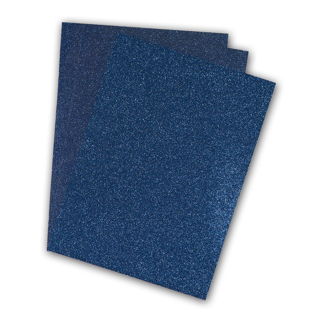 POLI-FLEX - PEARL GLITTER - Flexfolie - A4 - Navy Blue (423)