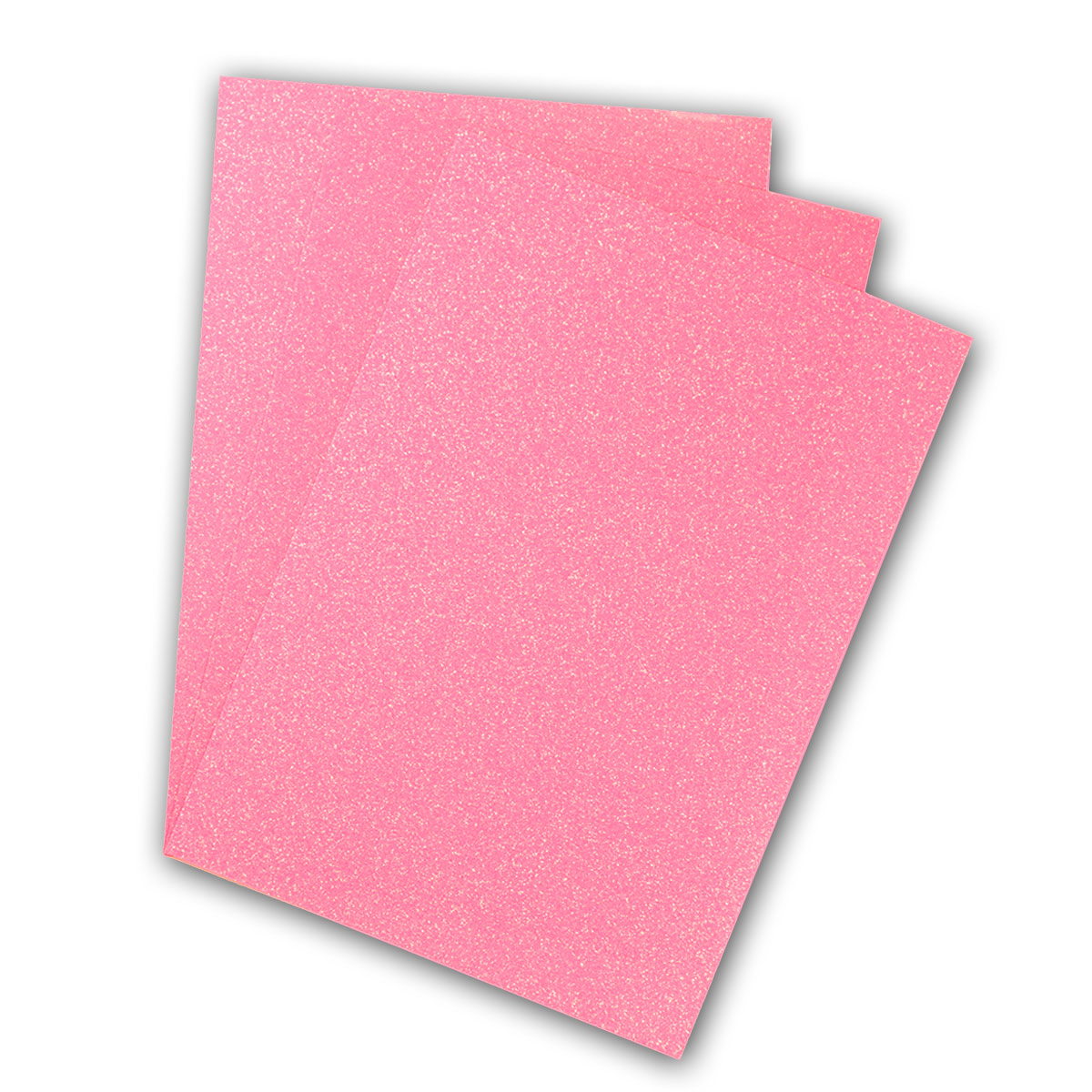 POLI-FLEX - PEARL GLITTER - Flexfolie - A4 - Neon Pink (448)