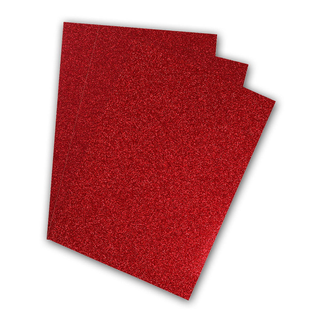 POLI-FLEX - PEARL GLITTER - Flexfolie - A4 - Red (456)
