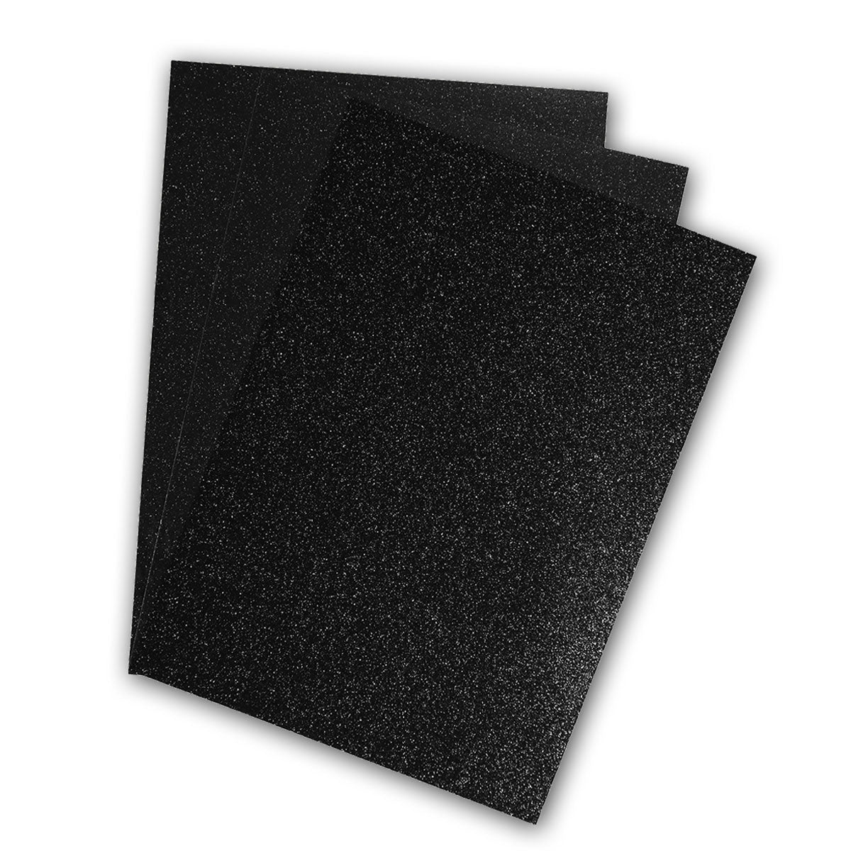 POLI-FLEX - PEARL GLITTER - Flexfolie - A4 - Black (458)