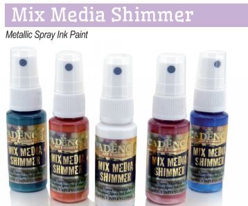 Cadence - Mix Media Shimmer inkt spray - Metallic - Magenta - 25 ml (0007)  - OPRUIMING