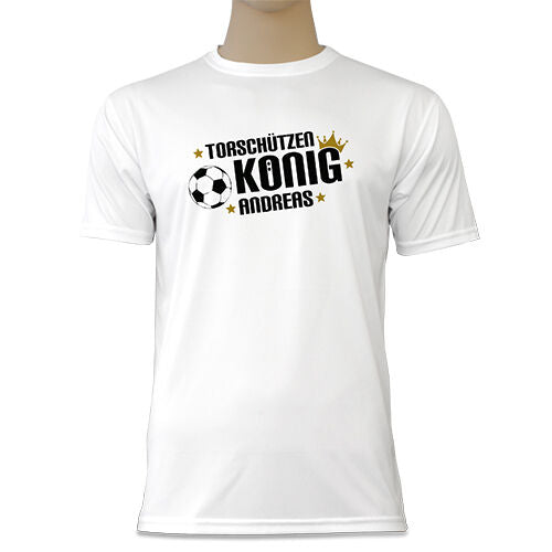 UNISEX Sportshirt - Ronde hals - Voor sublimatie - Maat S (PMA10-W-S)