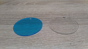 Plexiglas Sleutelhanger - shp08 - Rondje