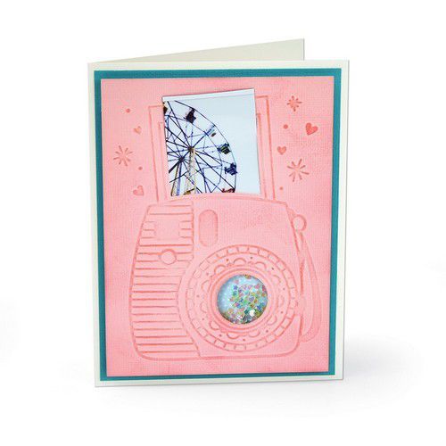 Sizzix 3-D Impresslits Embossing Folder - Instant Camera - Katelyn Lizardi 663631  (AFGEPRIJSD)