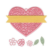 Sizzix Thinlits Die set - 10PK Heart Tag - Katelyn Lizardi 663623  (AFGEPRIJSD)